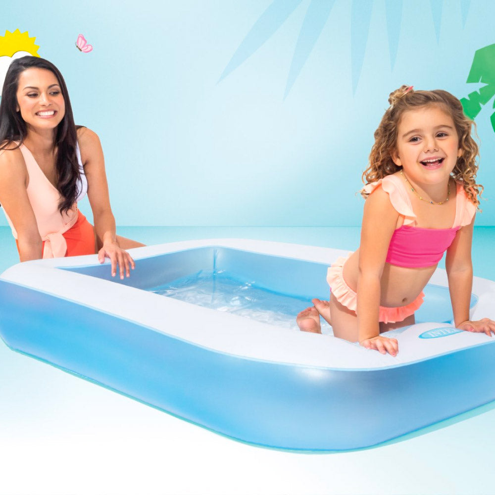 INTEX Inflatable Rectangular Pool (1.66m x 1m)