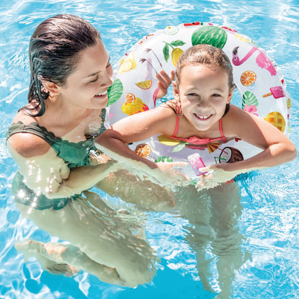 INTEX Lively Print Swim Rings For Ages 6-10