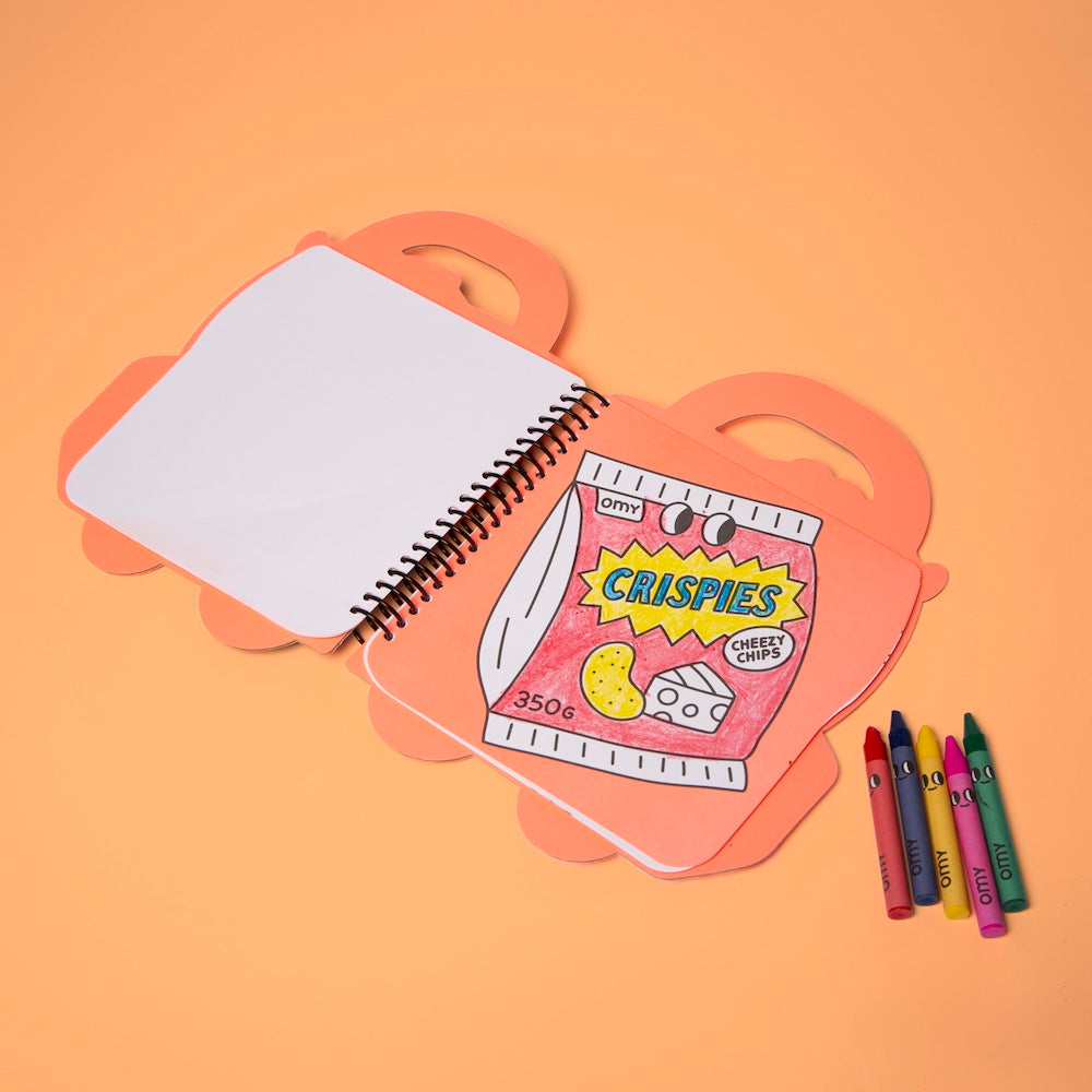 OMY Super Colouring & Stickers Book - Yummy
