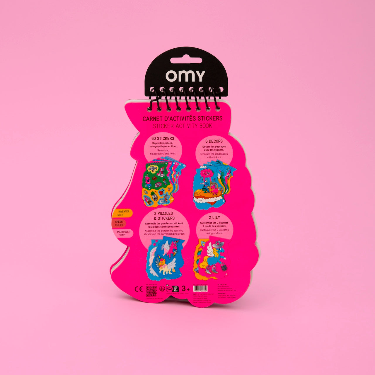 OMY Sticker Activity Notebook - Lily