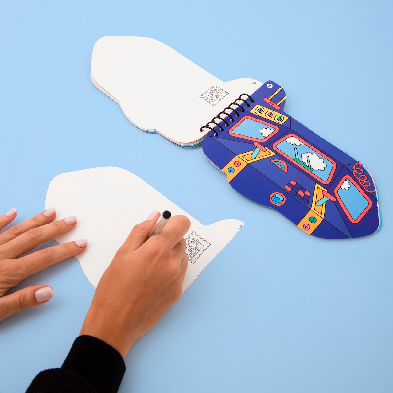 OMY Sticker Activity Notebook - Vroom