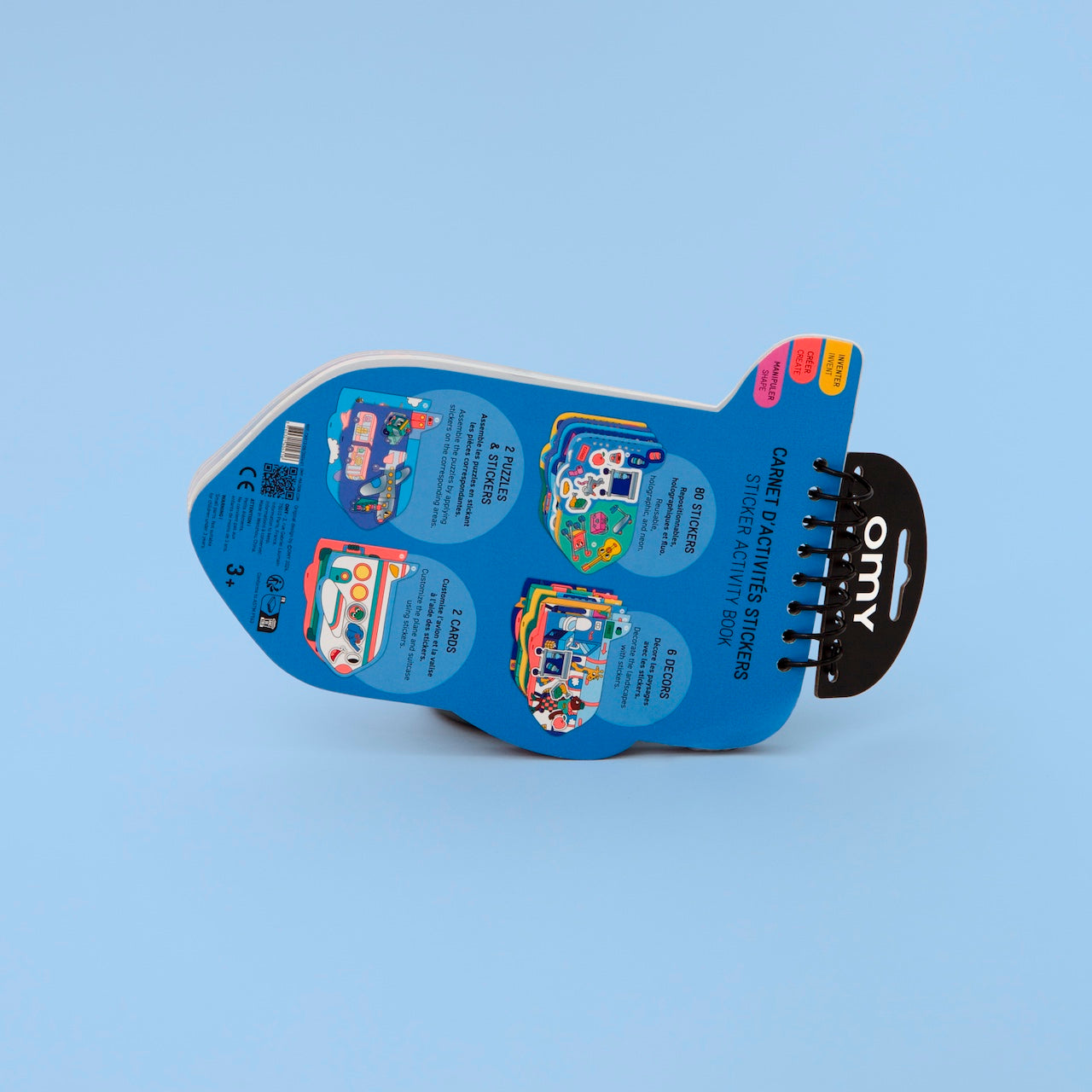 OMY Sticker Activity Notebook - Vroom