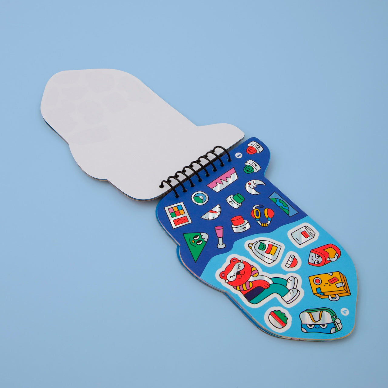 OMY Sticker Activity Notebook - Vroom