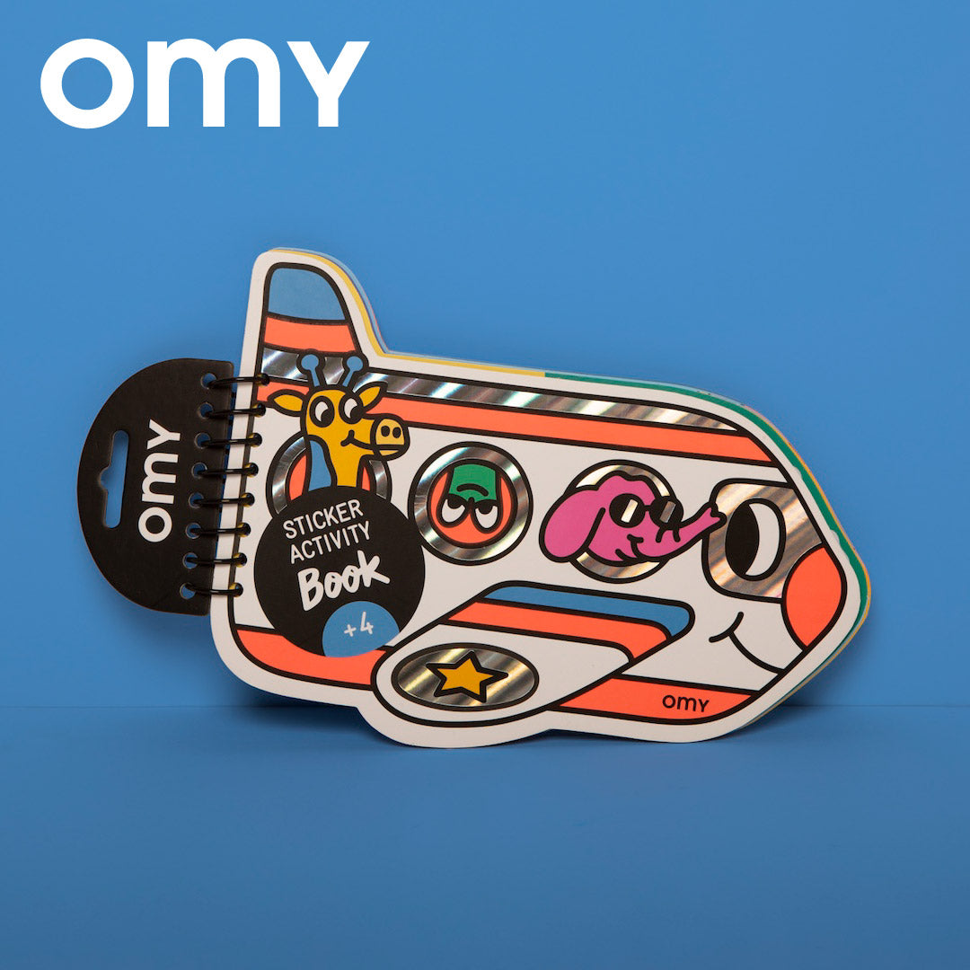 OMY Sticker Activity Notebook - Vroom