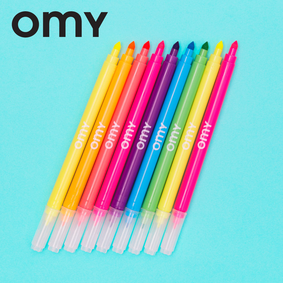 OMY 9 Neon Markers