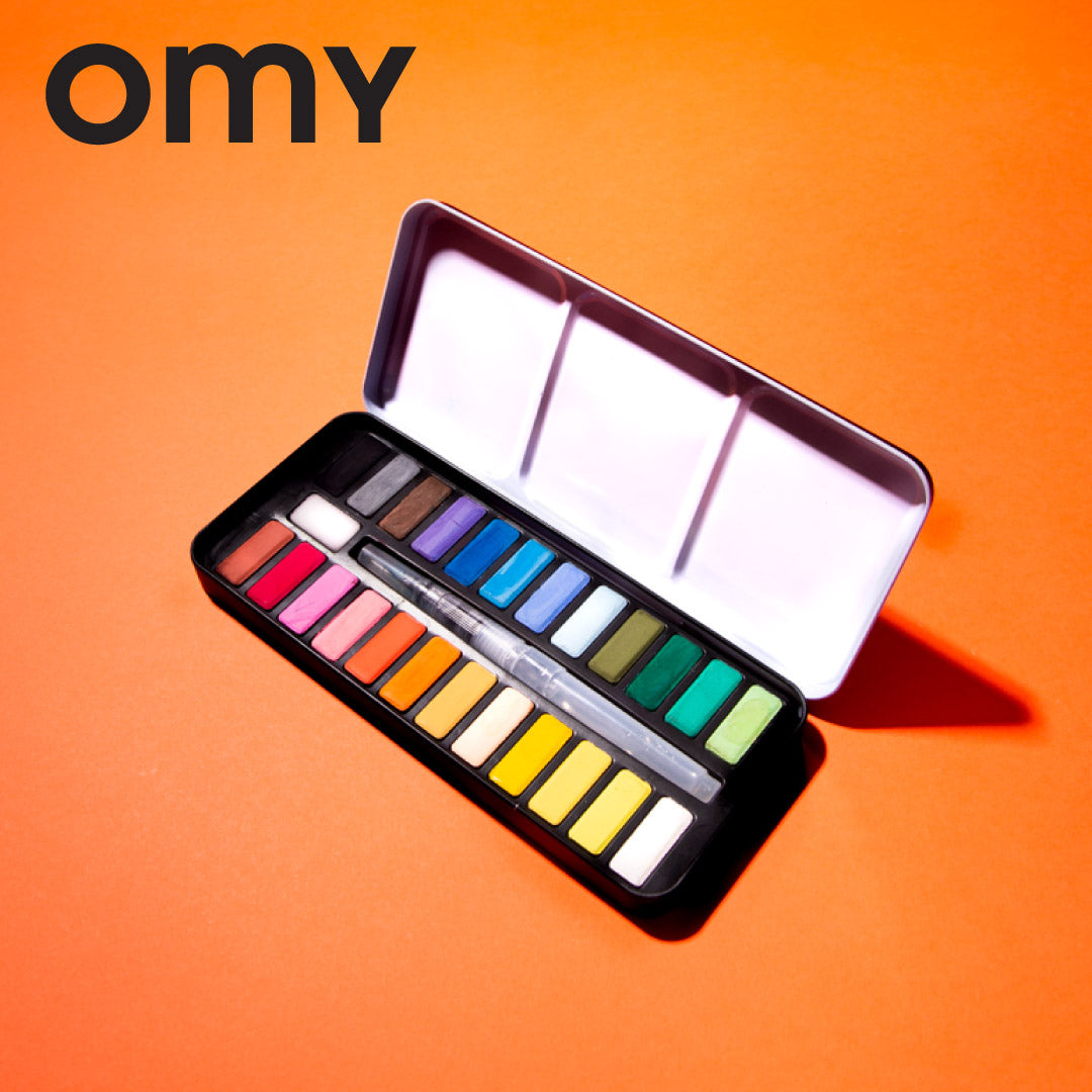 OMY Watercolour Painting Kit Aquarelle