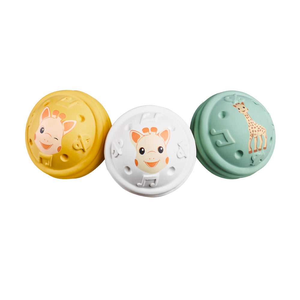 Sophie la girafe Natural Rubber Musical Balls