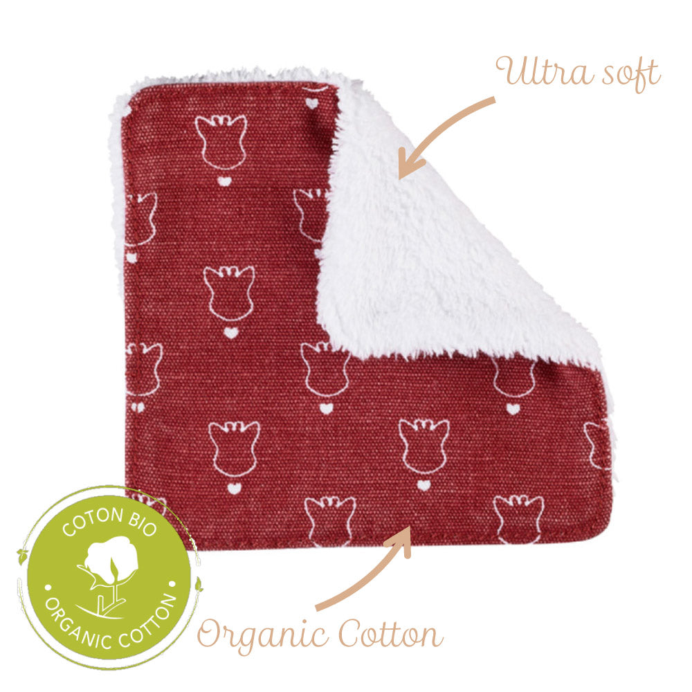 Sophie la girafe Set of 6 Reusable Baby Wipes