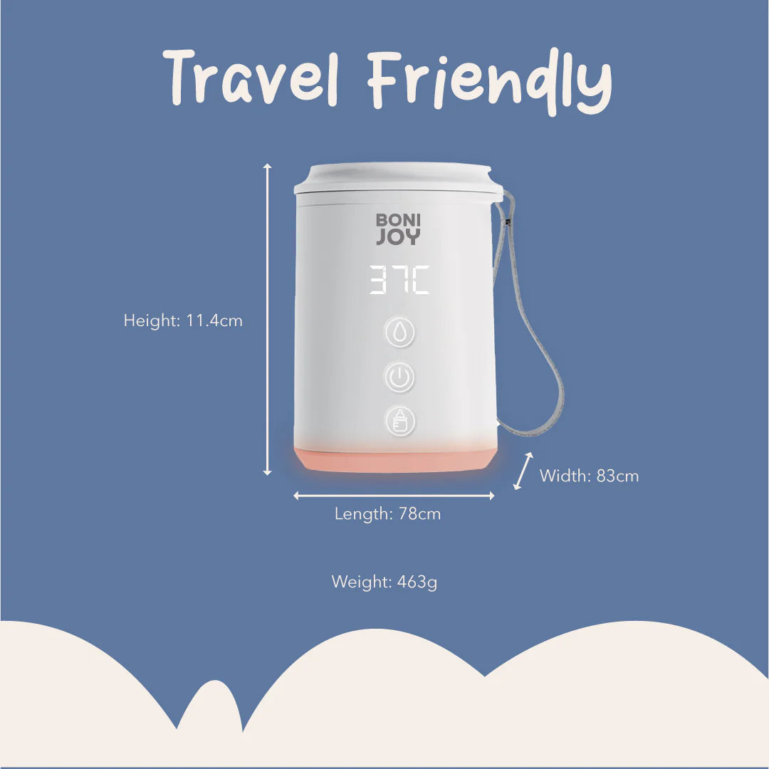Bonijoy HeatBuddeeGO™ Portable Baby Bottle Warmer