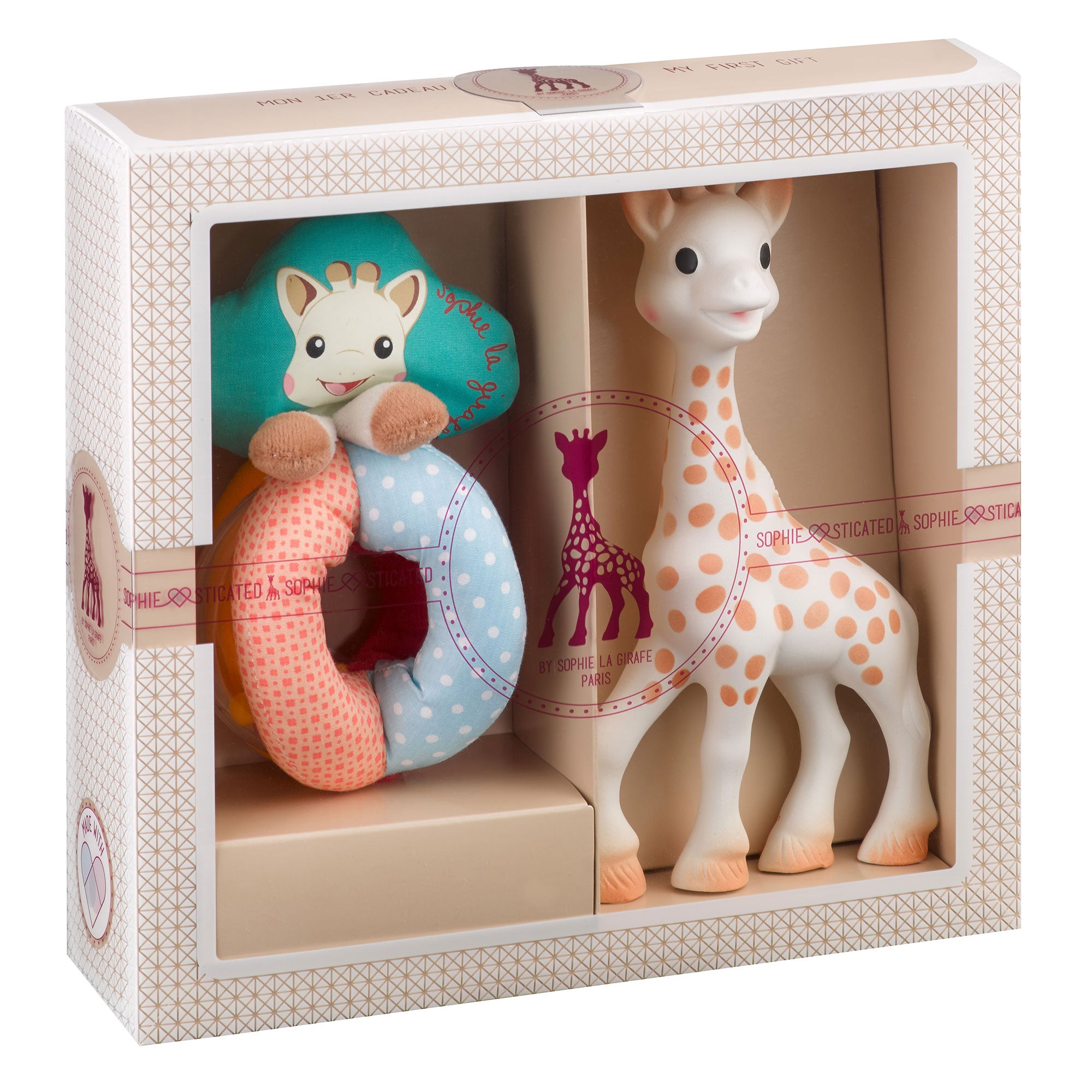 Sophie la girafe Sophiesticated Rattle Set –