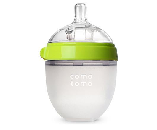Comotomo Silicone Bottle, 150ml, Green