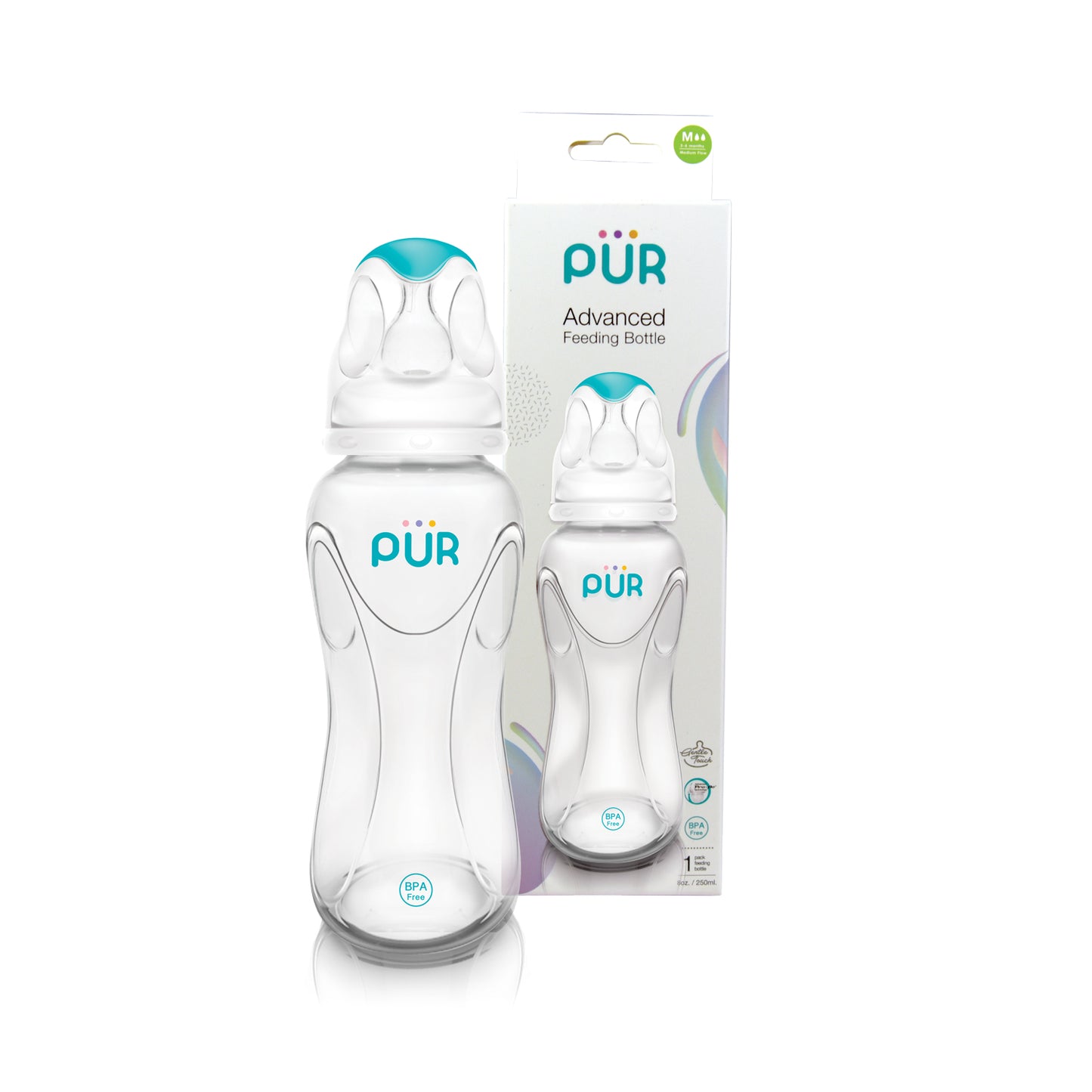 PUR Advanced Slim Neck Bottle 8oz/250ml