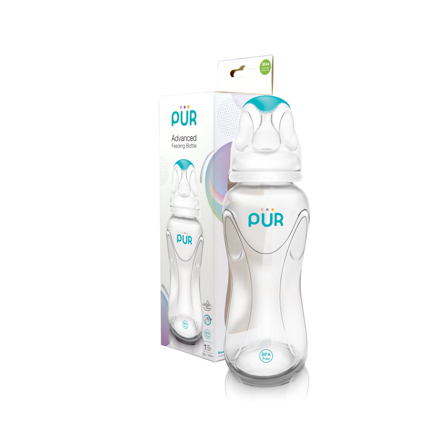 PUR Advanced Slim Neck Bottle 8oz/250ml