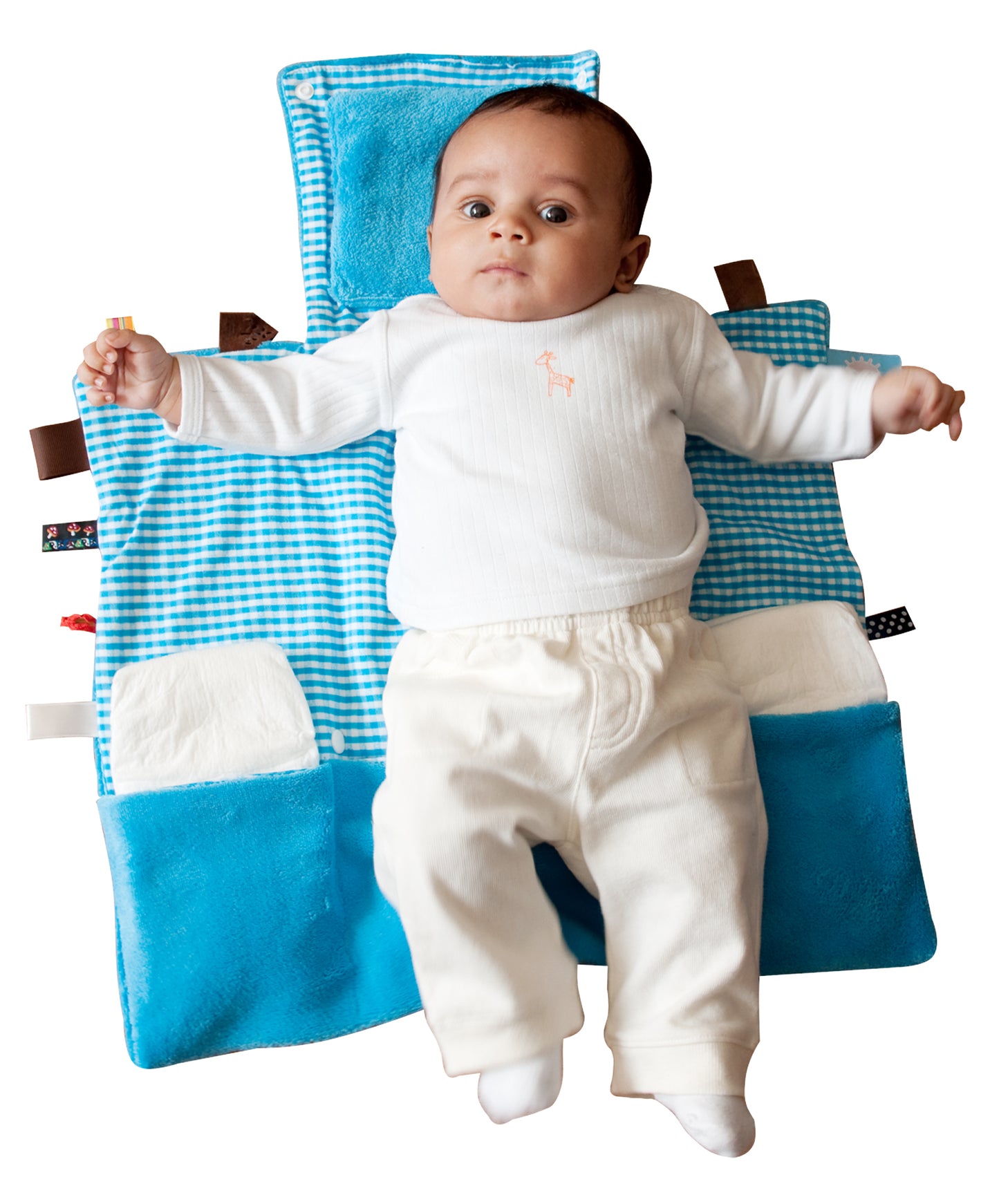 Snoozebaby Changing Pad - Easy Changing Dolphin Blue