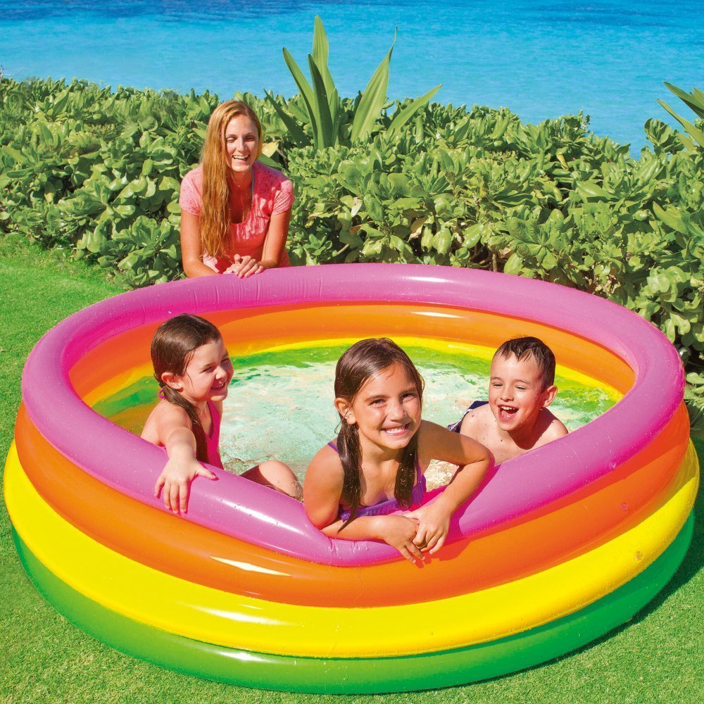 INTEX Sunset 4-ring Inflatable Pool (165cm x 45cm)