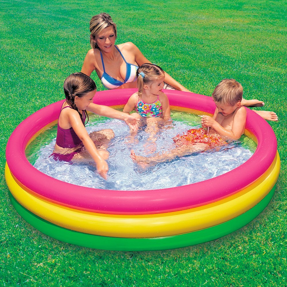 INTEX 3-Ring Sunset Glow Pool (114 x 25cm)
