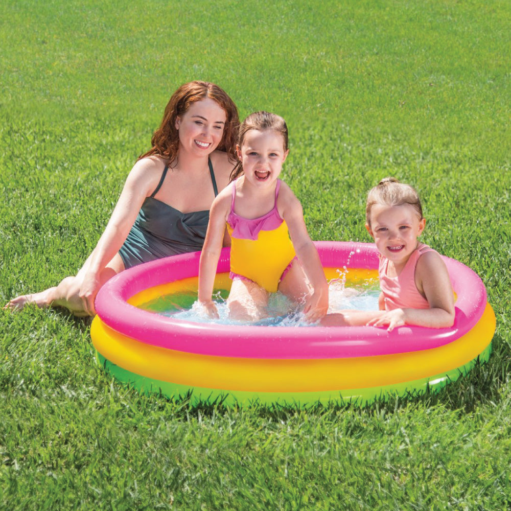 INTEX 3-Ring Sunset Glow Pool (114 x 25cm)