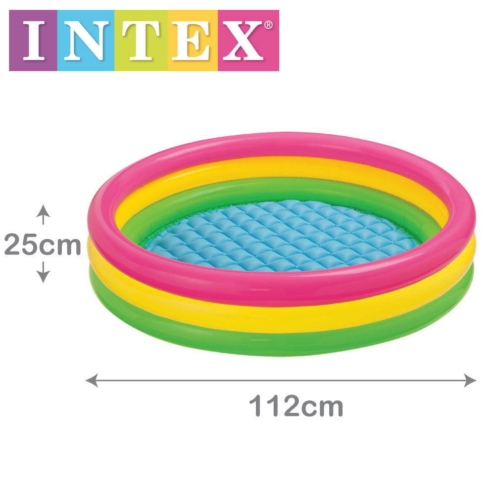 INTEX 3-Ring Sunset Glow Pool (114 x 25cm)