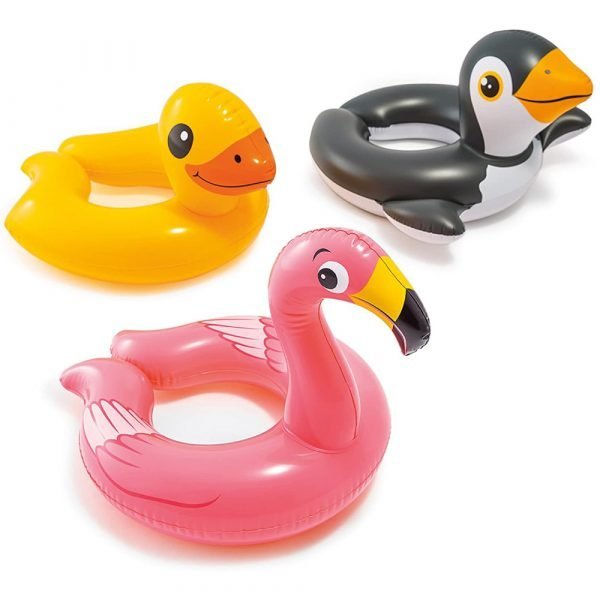 INTEX Animal Split Rings, Ages 3-6, 3 Styles