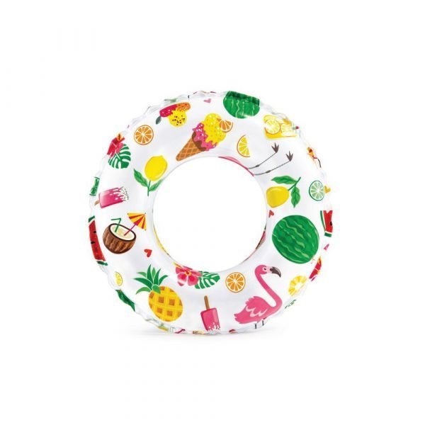 INTEX Lively Print Swim Rings, Ages 3-6, 3 Styles (50cm)