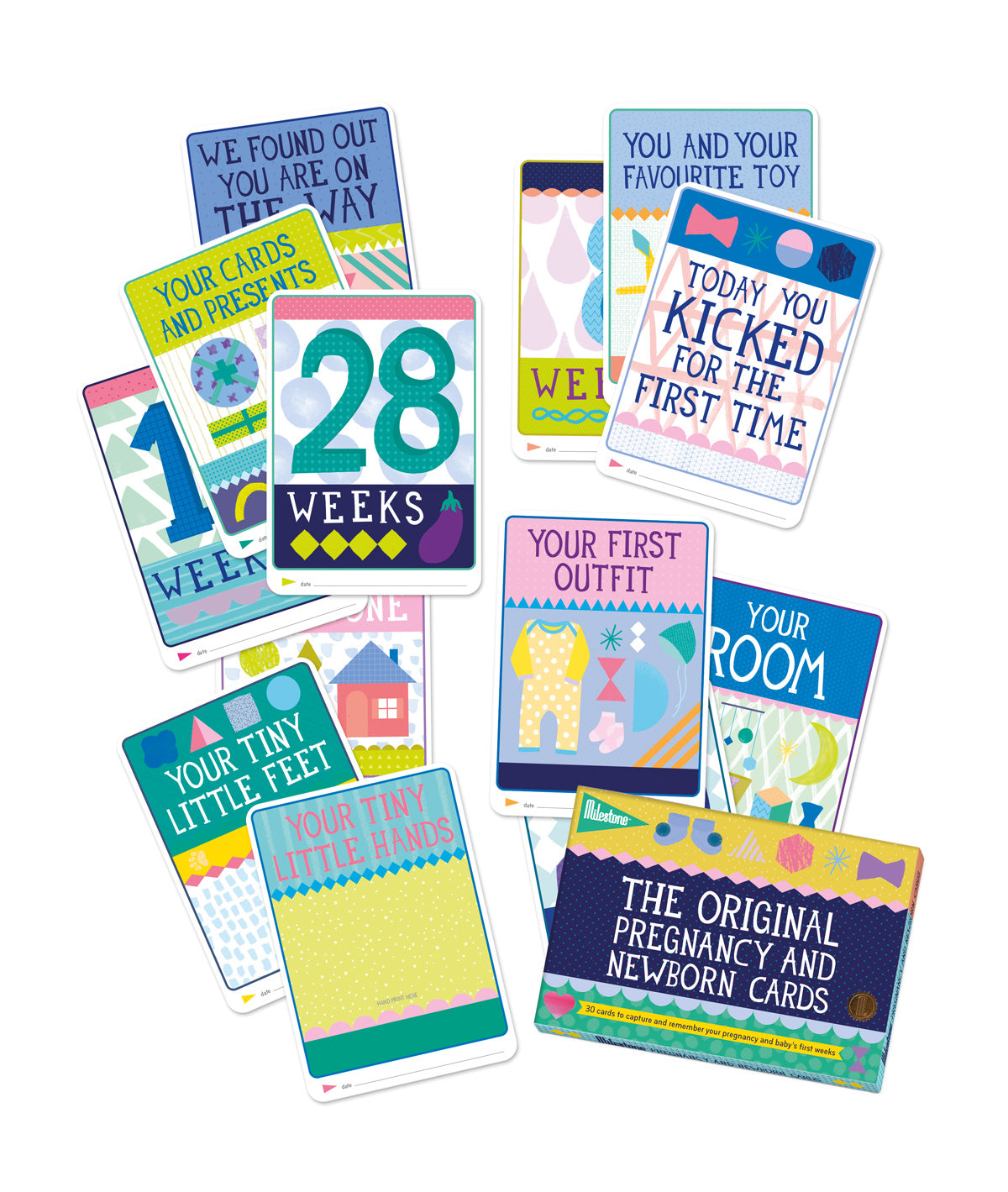 Milestone Pregnancy & Newborn Photo Cards