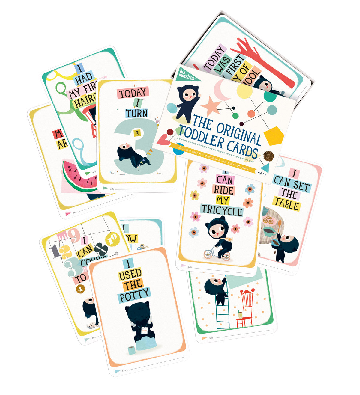 Milestone Toddler Photo Cards