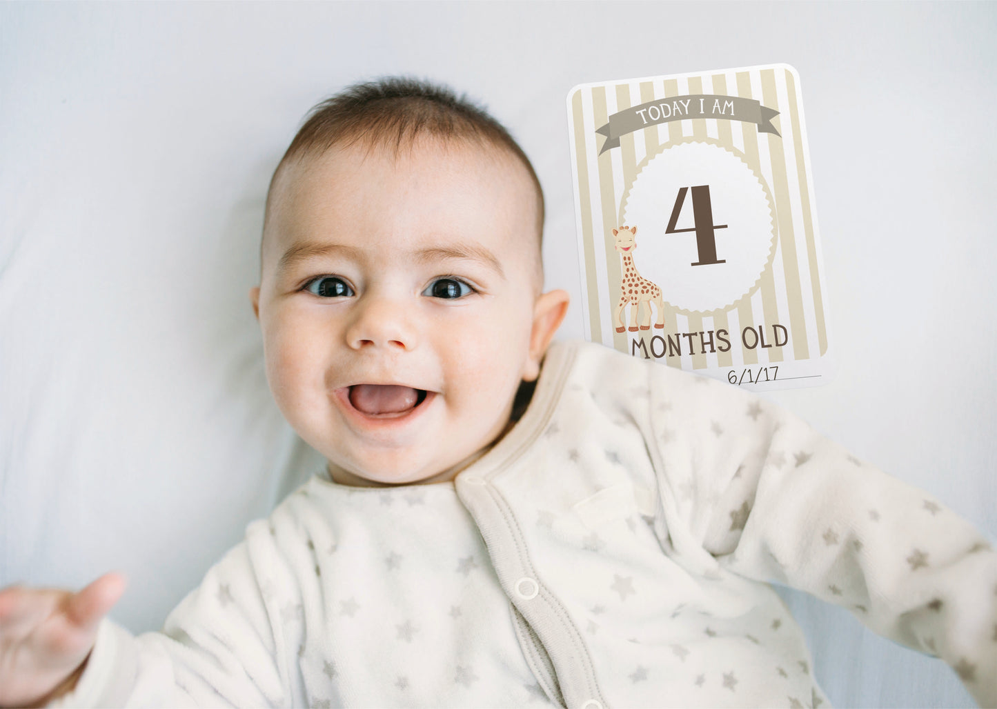 Milestone Baby Photo Cards - Sophie la girafe