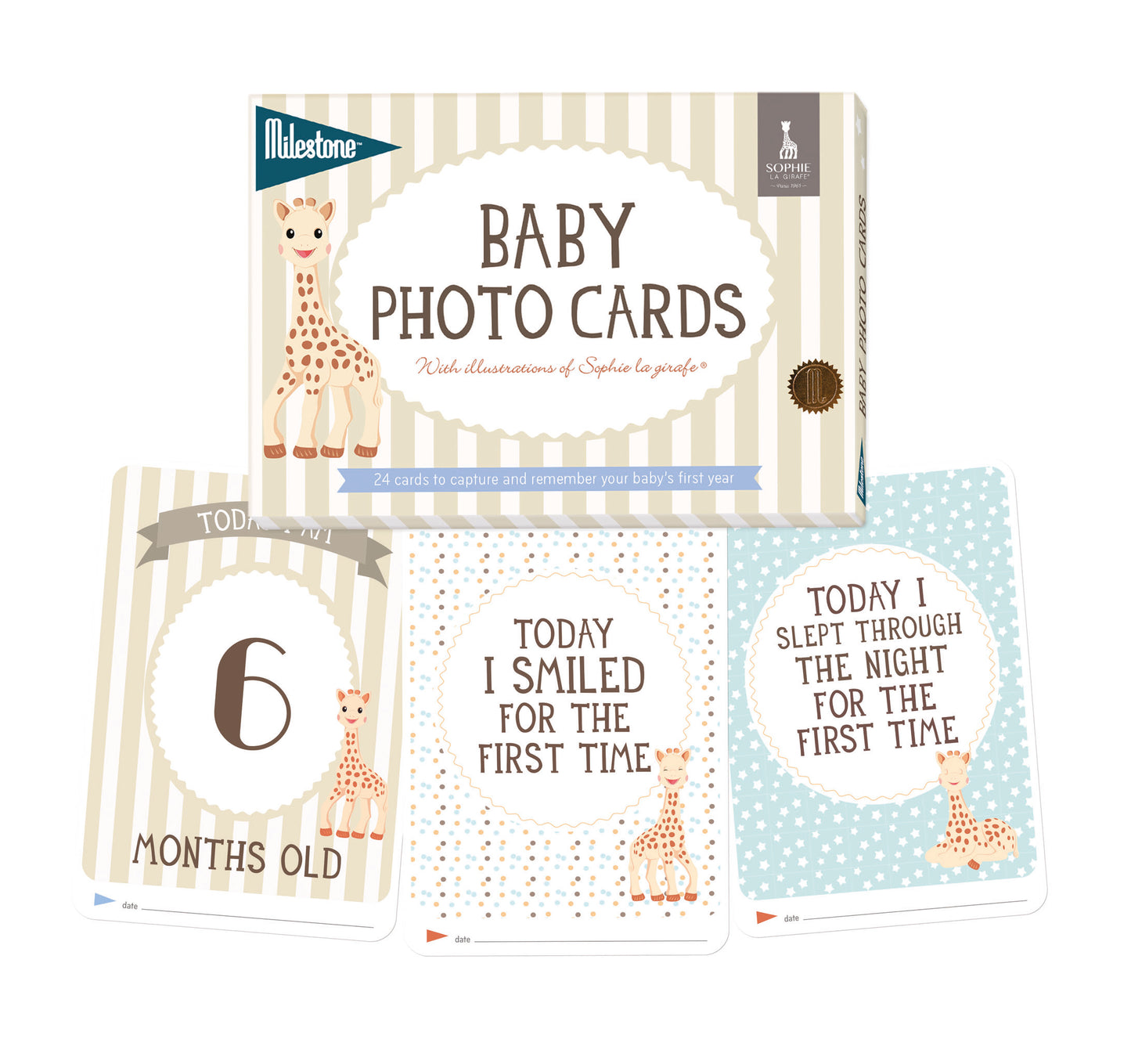 Milestone Baby Photo Cards - Sophie la girafe