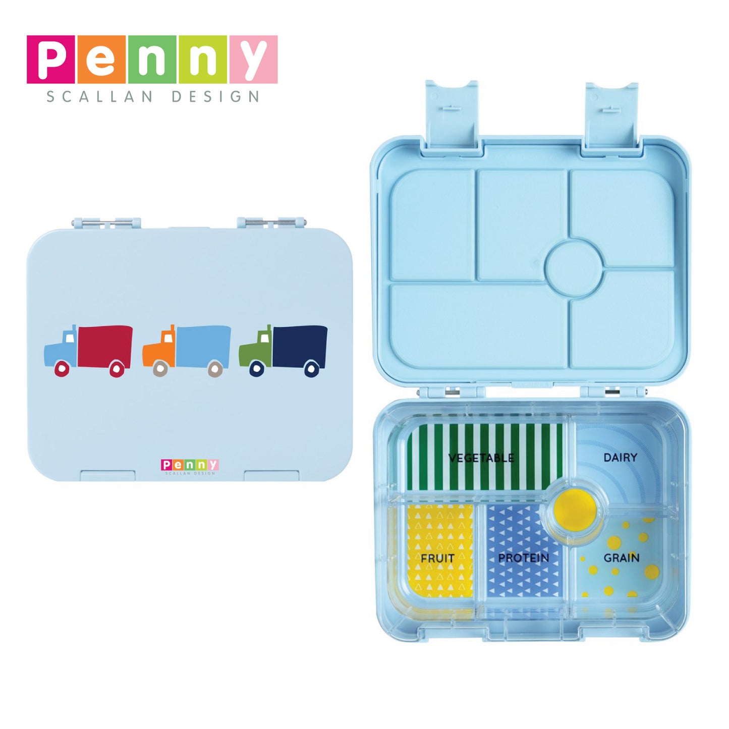 Penny Scallan Design 6-Compartment Large Bento Box - Big City
