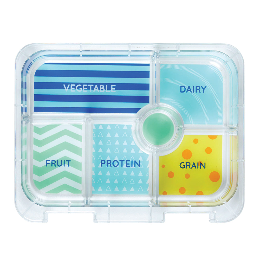 Penny Scallan Design 6-Compartment Large Bento Box - Dino Rock