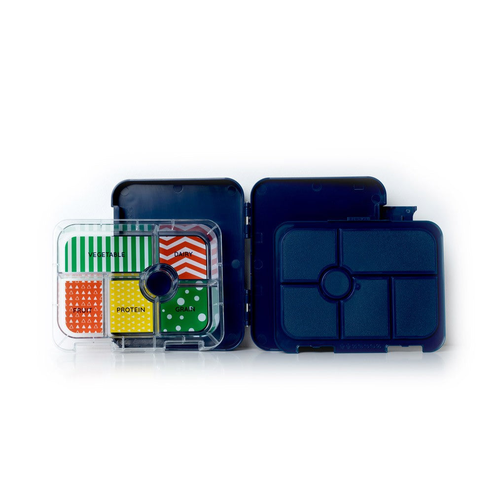 Penny Scallan Design 6-Compartment Large Bento Box - Navy Star
