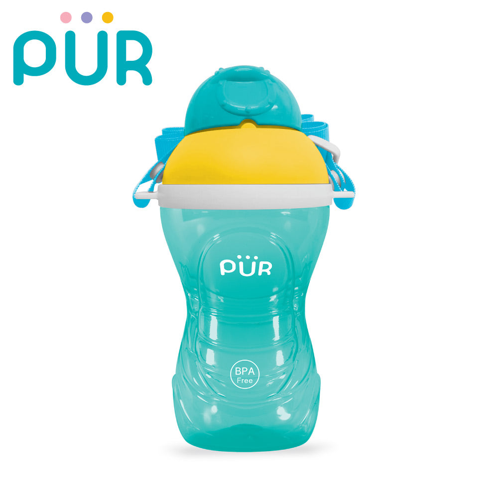PUR Activity Straw Cup with Strap