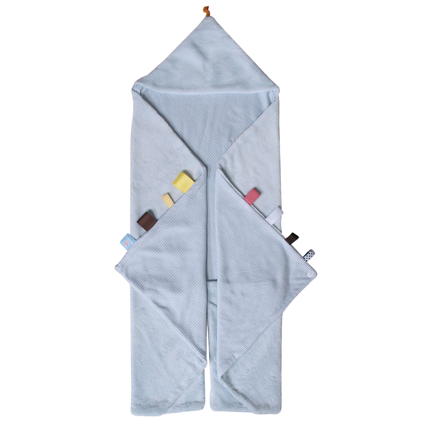 Snoozebaby - Trendy Wrapping Wrap Blanket - Fading Blue