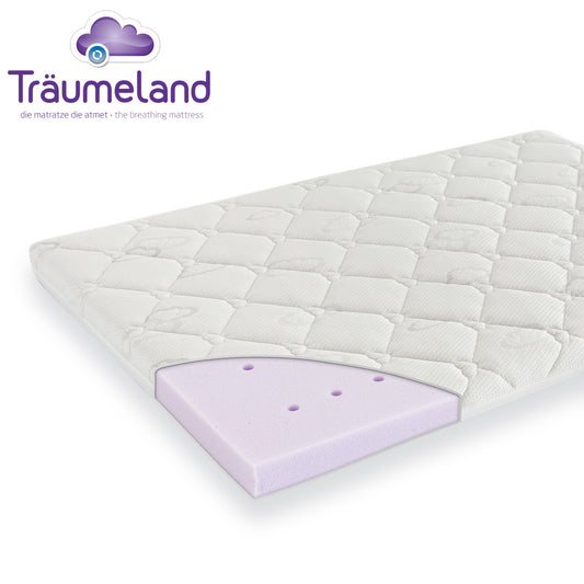 Traeumeland Breathable Mattress for Playpen 68x98cm
