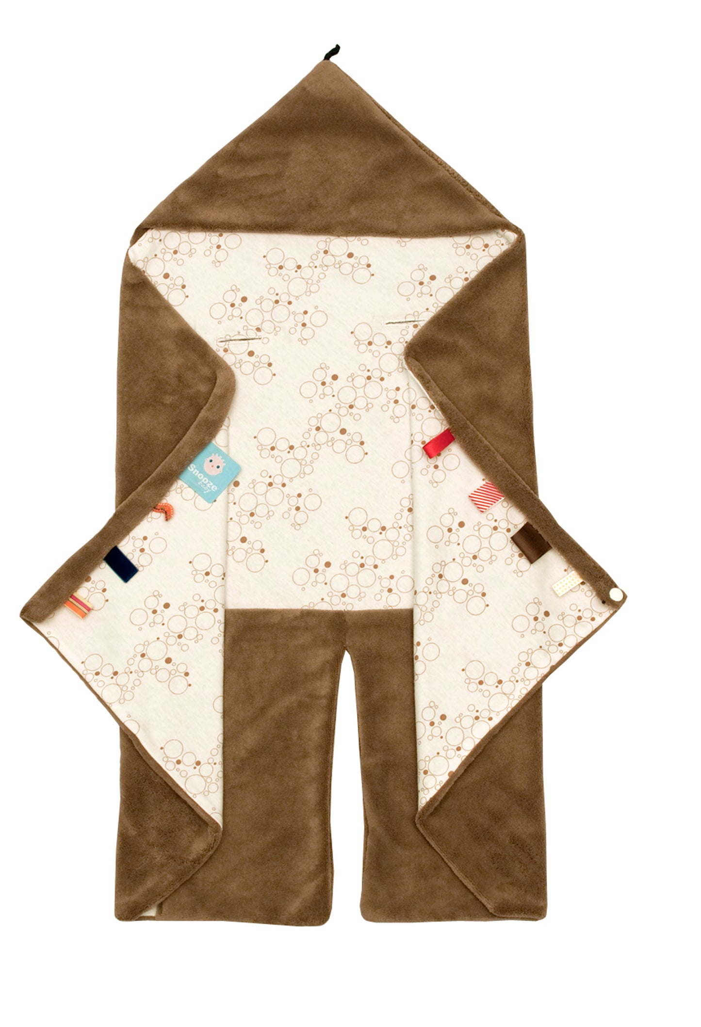 Snoozebaby Wrap Blanket - Trendy Wrapping Camel Bubbles