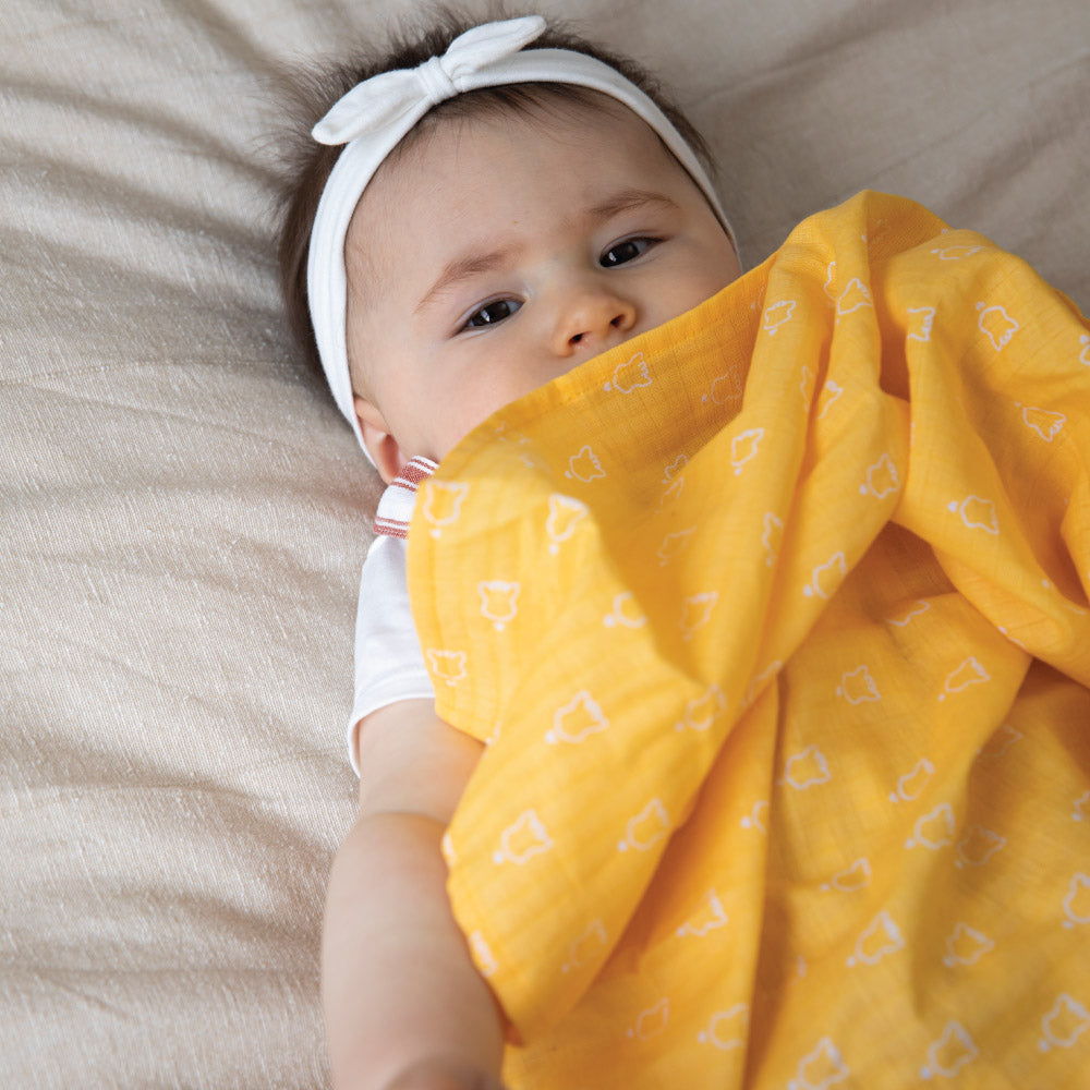 Sophie la girafe Set of 4 Small Swaddles