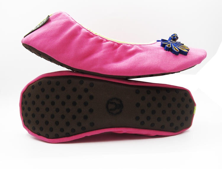 The Plush Shop Handmade Indoor Slippers - Original Pink