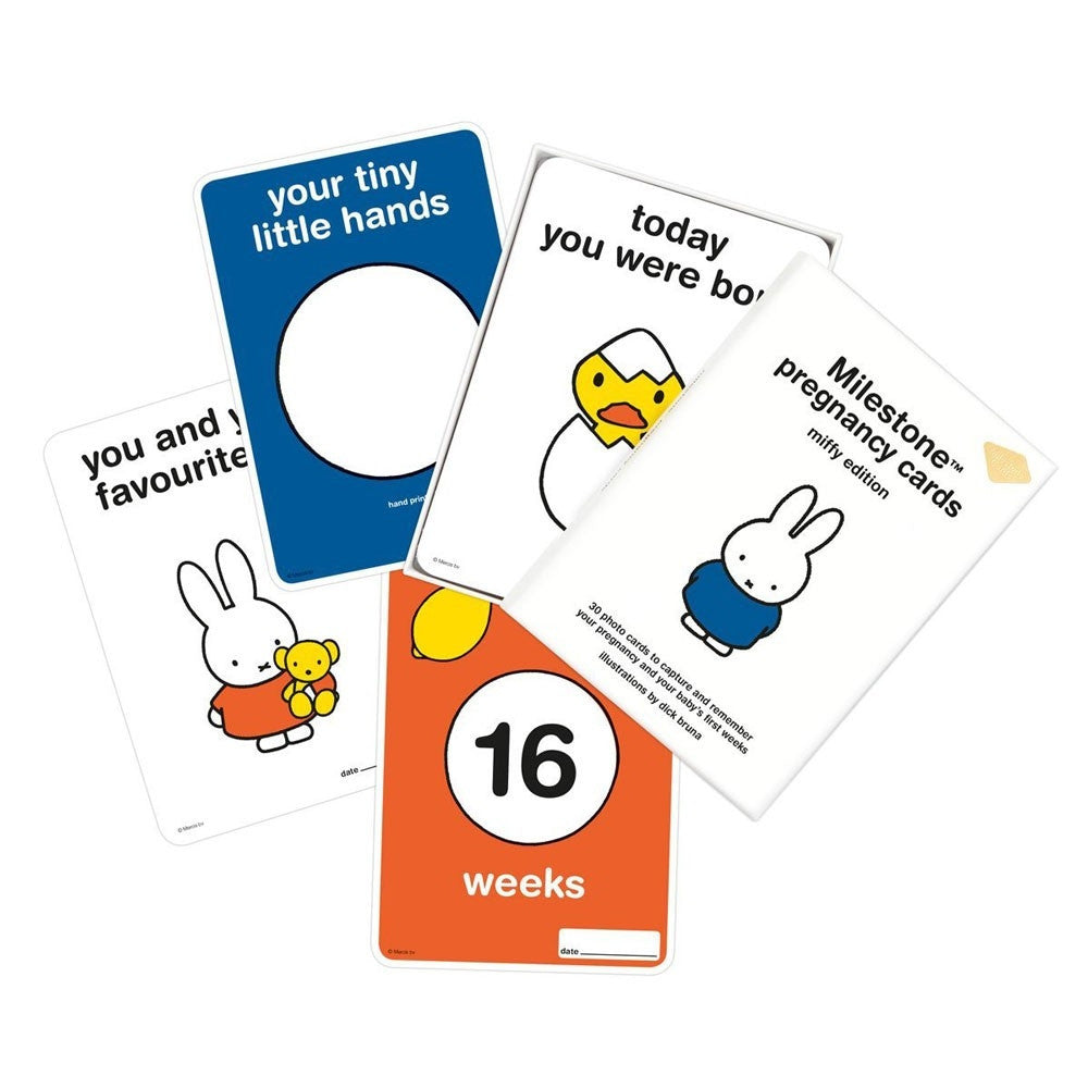 Milestone Miffy Pregnancy Cards