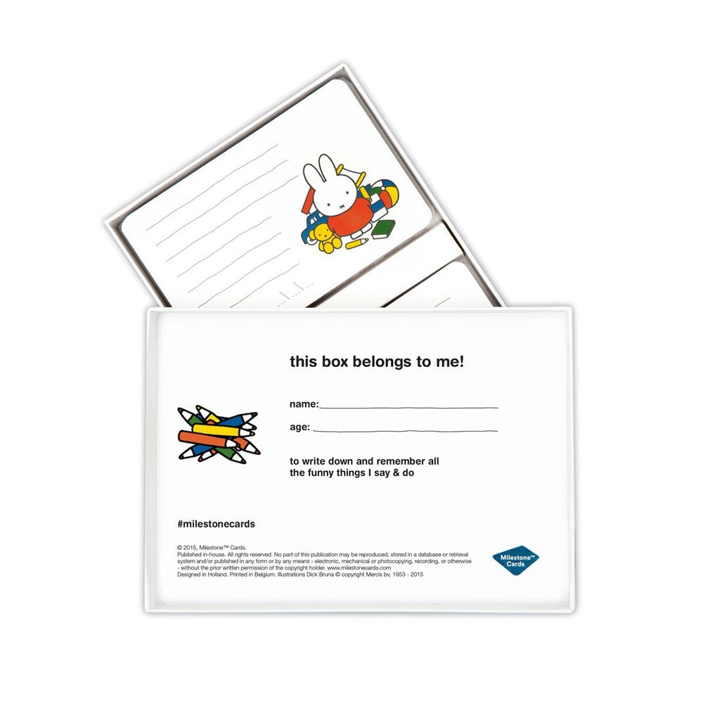 Milestone Miffy Mini Cards
