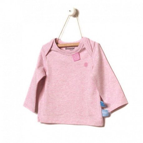 Snoozebaby Long Sleeve Shirt - Pink Melange