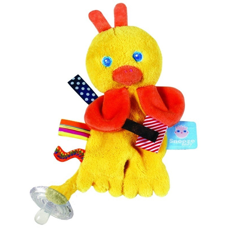 Pacifier Holder - Flo the Cuddling Duckling