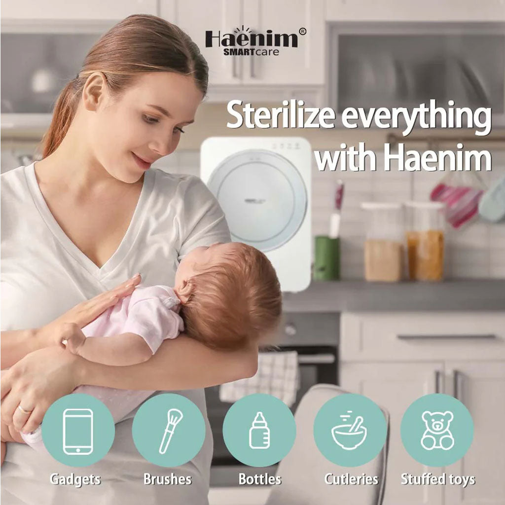 Haenim 3G+ Smart View UVC-LED Electric Sterilizer - White Black