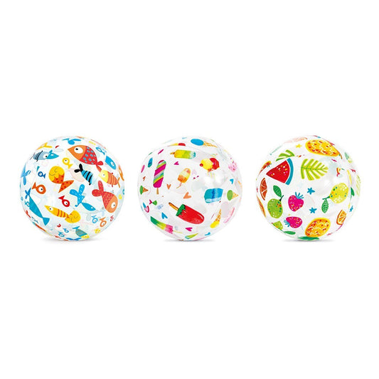INTEX Lively Print Inflatable Balls (51cm)