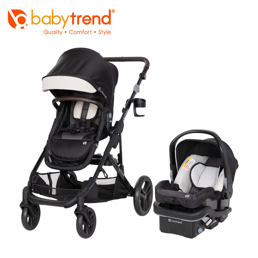 Baby Trend Morph Single to Double Modular Stroller Travel System w EZ- –