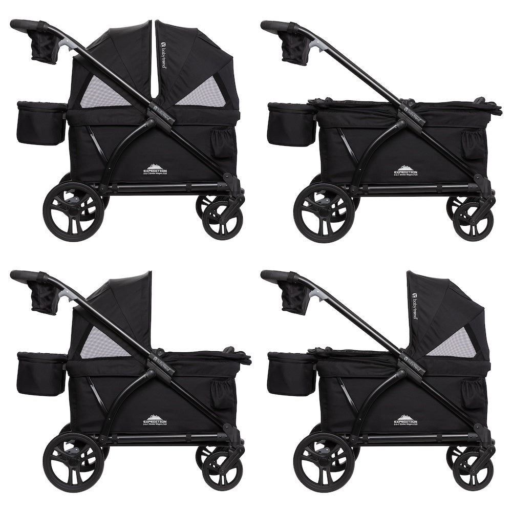 expedition 2-in-1 stroller wagon canada Baby Trend Expedition 2-in-1 Stroller Wagon Plus- Ultra Black – Babybrands.asia