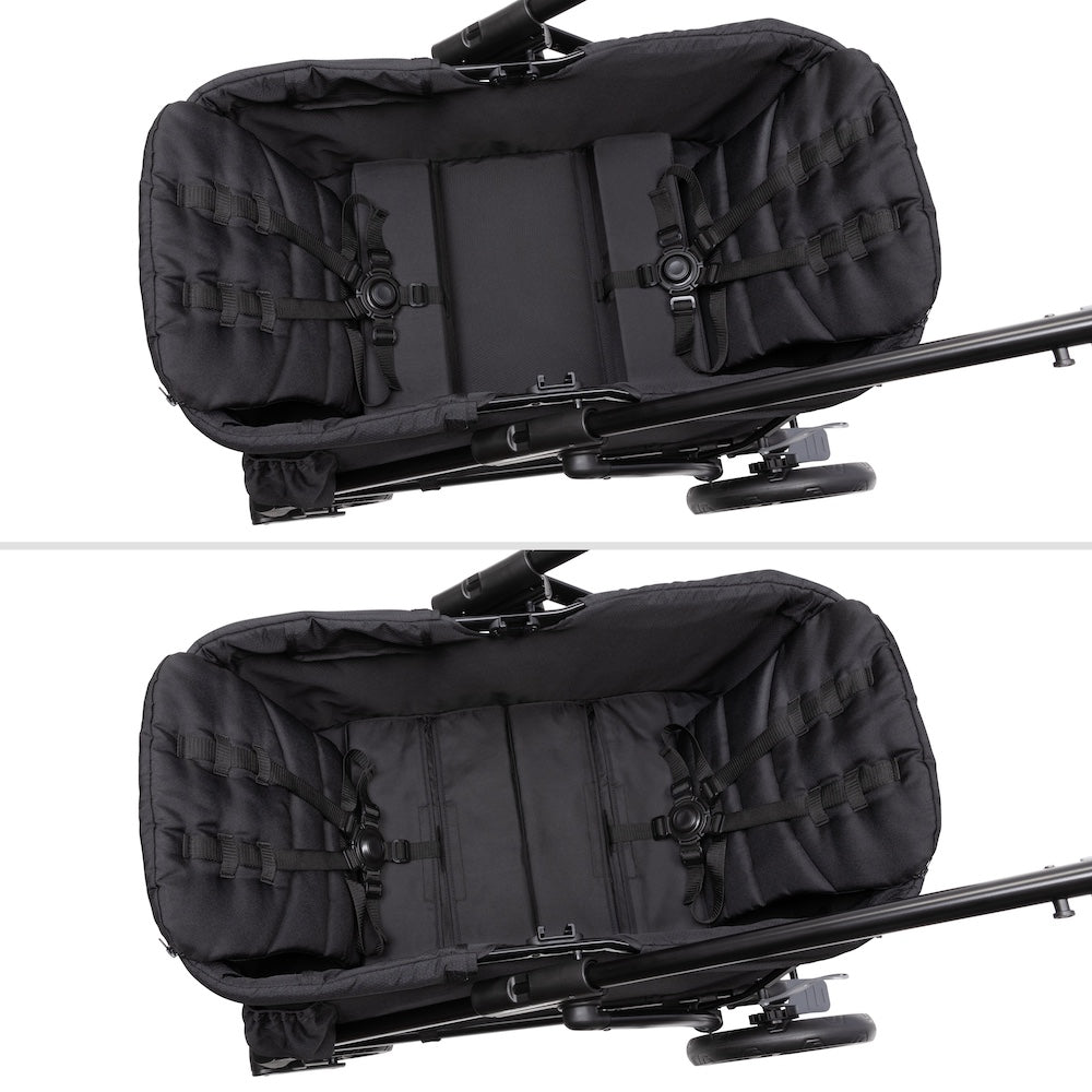 Baby Trend Expedition 2-in-1 Stroller Wagon Plus- Ultra Black