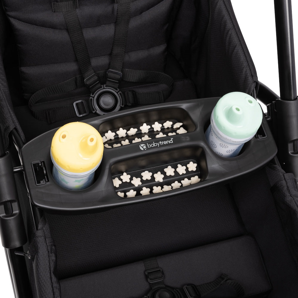 Baby Trend Expedition 2-in-1 Stroller Wagon Plus- Ultra Black