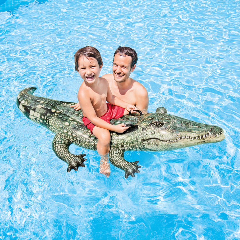 INTEX Realistic Gator Ride-On (Ages 3+)