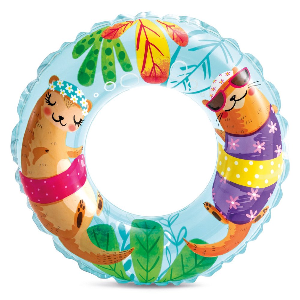 INTEX Lively Print Swim Rings For Ages 6-10