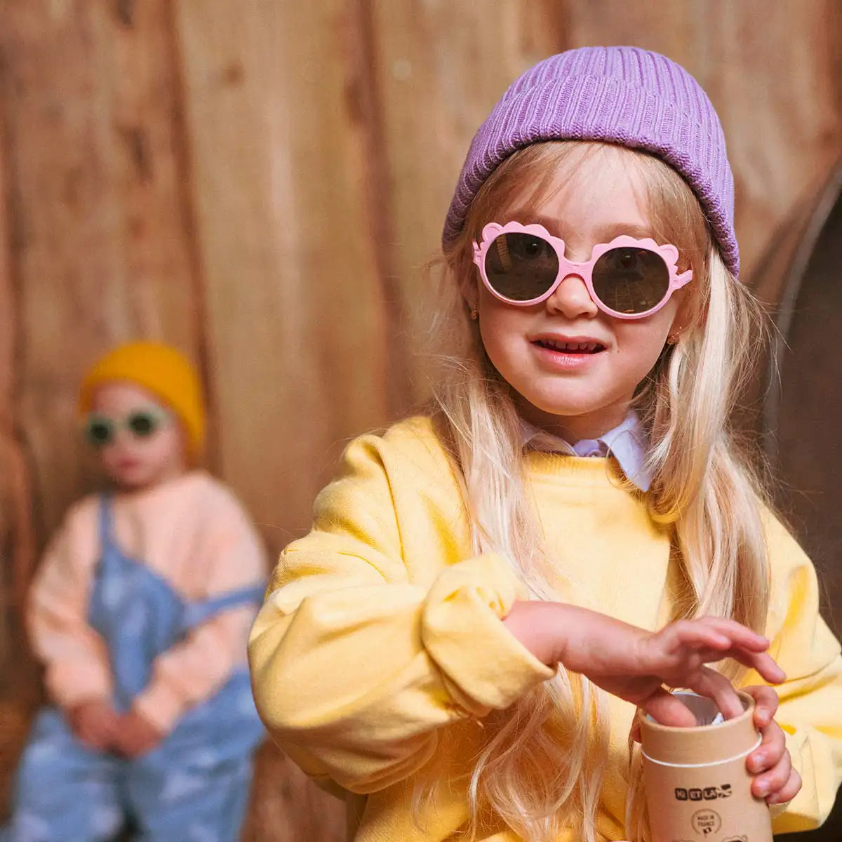 Ki ET LA Sunglasses LION 0-1 Yrs Bubble Gum